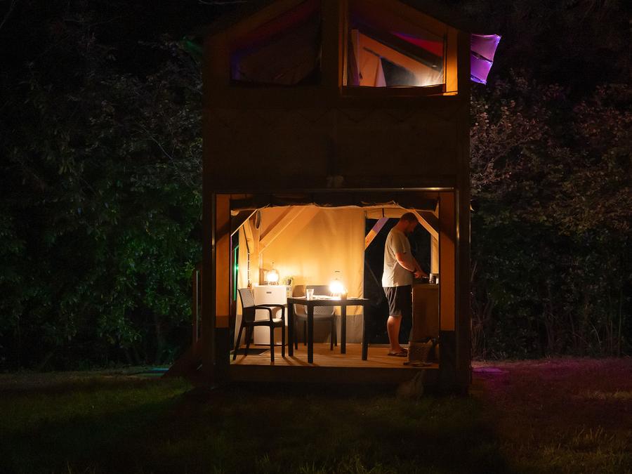 Tente 2 personnes - Tente Baroudeuse sur Pilotis - 1 chambre - 2 personnes 8