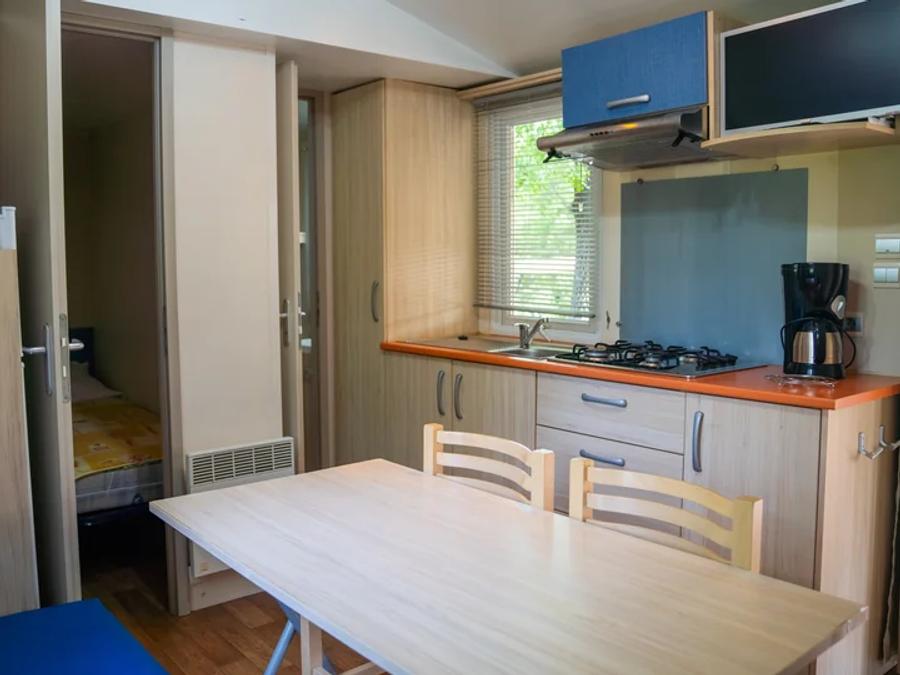 Mobilhome 5 personnes - Aqua 2 chambres 4 Adultes et 1 enfant Terrasse Semi-Couverte Clim TV 5