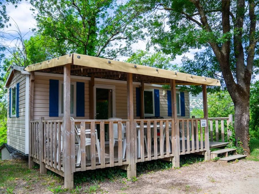 Mobilhome 5 personnes - Aqua 2 chambres 4 Adultes et 1 enfant Terrasse Semi-Couverte Clim TV 0