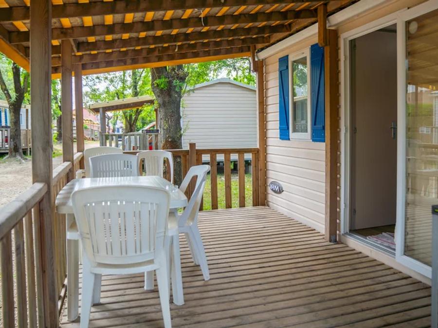 Mobilhome 5 personnes - Aqua 2 chambres 4 Adultes et 1 enfant Terrasse Semi-Couverte Clim TV 1