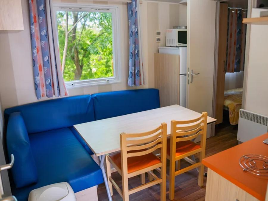 Mobilhome 5 personnes - Aqua 2 chambres 4 Adultes et 1 enfant Terrasse Semi-Couverte Clim TV 2