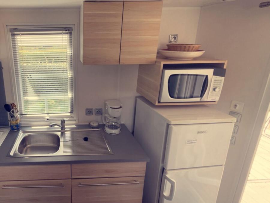 Mobilhome 4 personnes - Mobil home O'hara 734T climatisé, 2 chambres 1