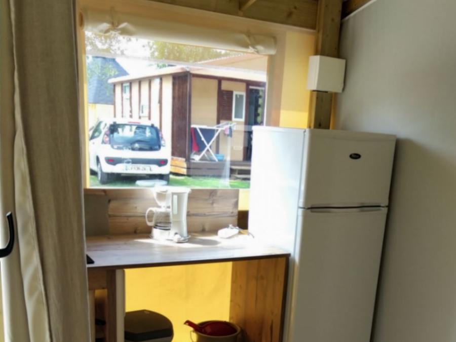 Tente en toile et en bois 4 personnes - Ecolodge (sans sanitaires) 1