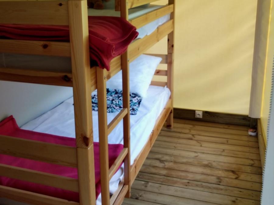 Tente en toile et en bois 4 personnes - Ecolodge (sans sanitaires) 3