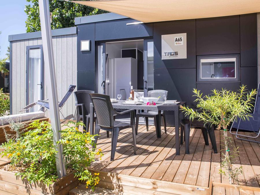 Mobilhome 4 personnes - VIP - 2 chambres - CLIM - TV - PLANCHA - LV 1
