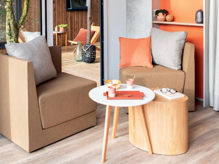 Mobilhome 2 personnes - COTTAGE VIP 1 CHAMBRE 1