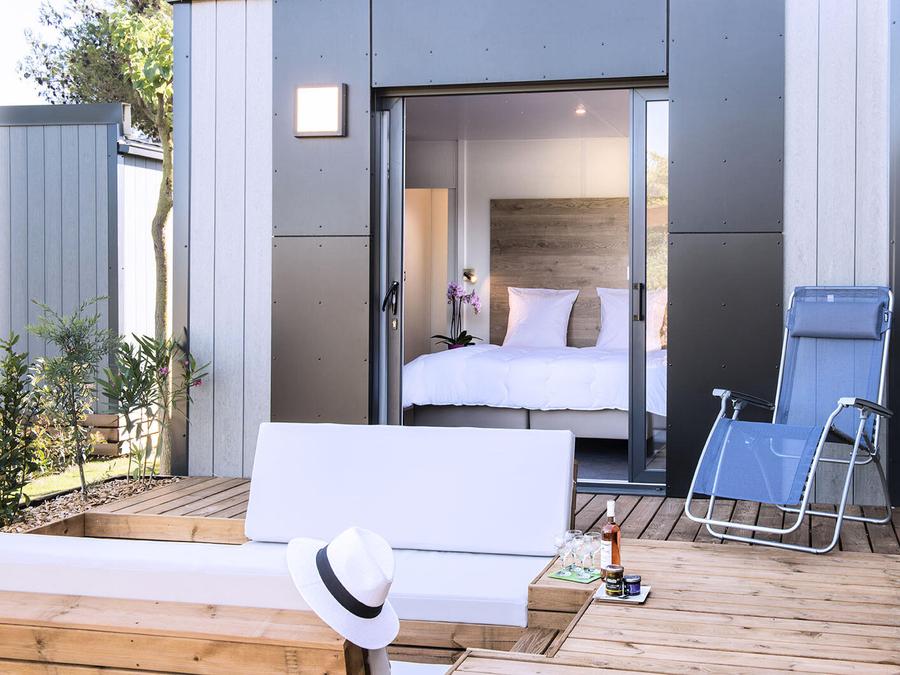 Mobilhome 4 personnes - Cottage VIP 3 Pièces 4 Personnes Climatisé + TV 9