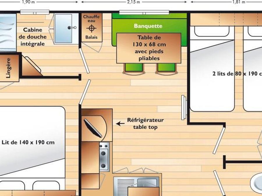 Mobilhome 4 personnes - IRM 6