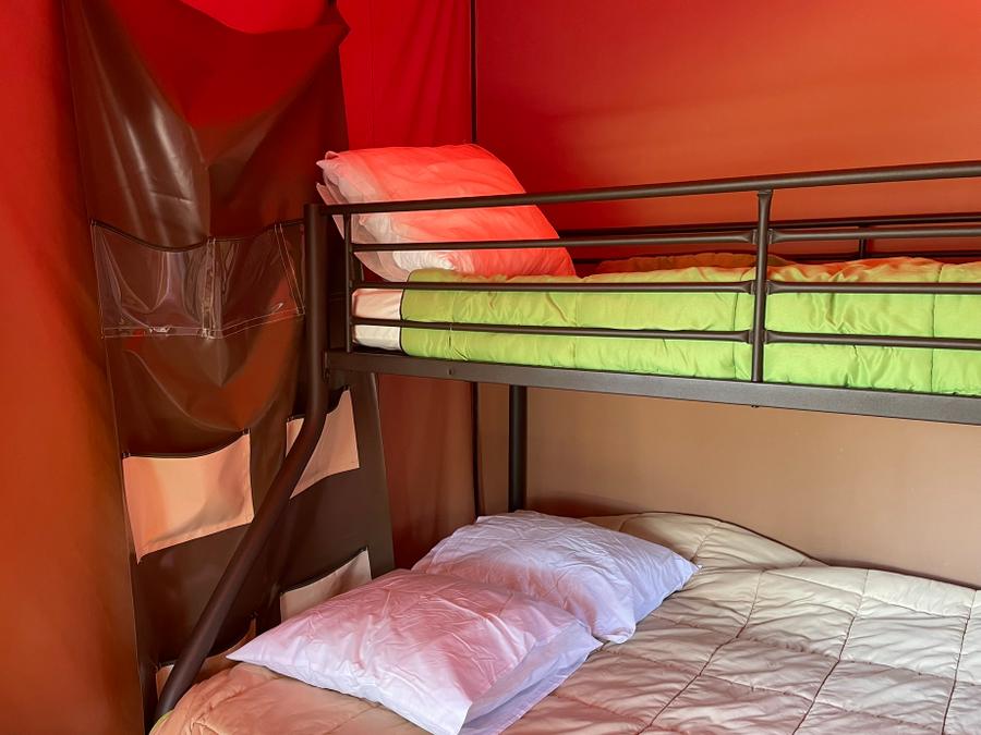 Bungalow toilé 5 personnes - LODGE EXOTIQUE (sans sanitaire) 5