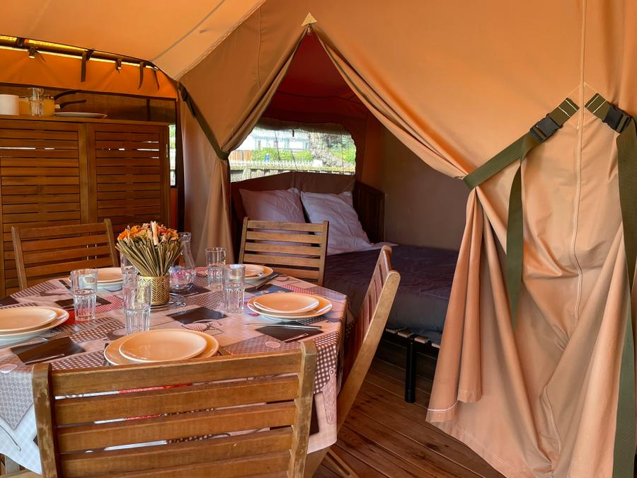 Bungalow toilé 5 personnes - LODGE EXOTIQUE (sans sanitaire) 3