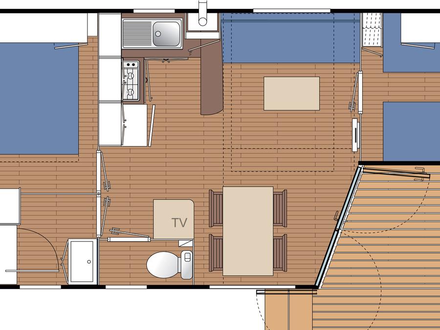 Mobilhome 4 personnes - PERROCHE 9