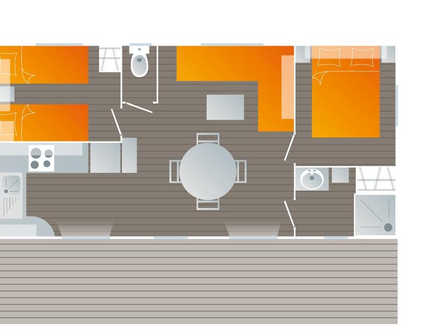 Mobilhome 4 personnes - Mimosa 7