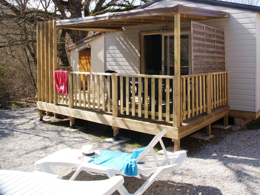 Chalet 7 personnes - Chalet Pili-pili Bois 32m² CONFORT 3 chambres + terrasse semi-couverte 1