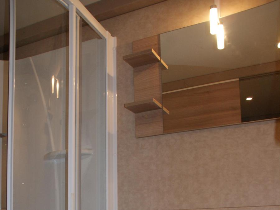 Chalet 5 personnes - 28m² CONFORT 2 chambres + terrasse semi-couverte 7