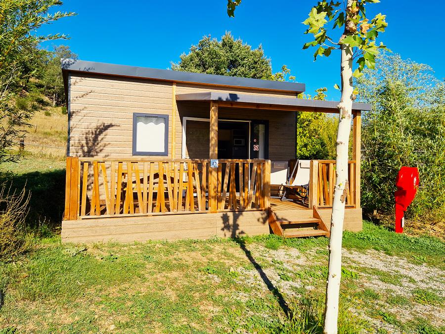 Chalet 5 personnes - Chalet Premium 28m² 2 chambres / terrasse semi-couverte / TV / climatisation 4