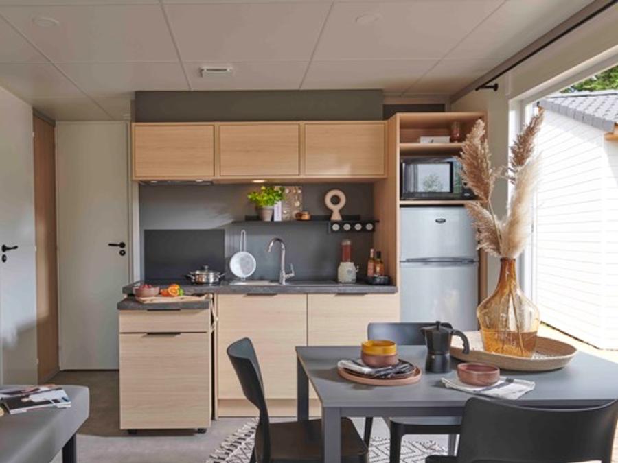 Chalet 5 personnes - Chalet Premium 28m² 2 chambres / terrasse semi-couverte / TV / climatisation 2