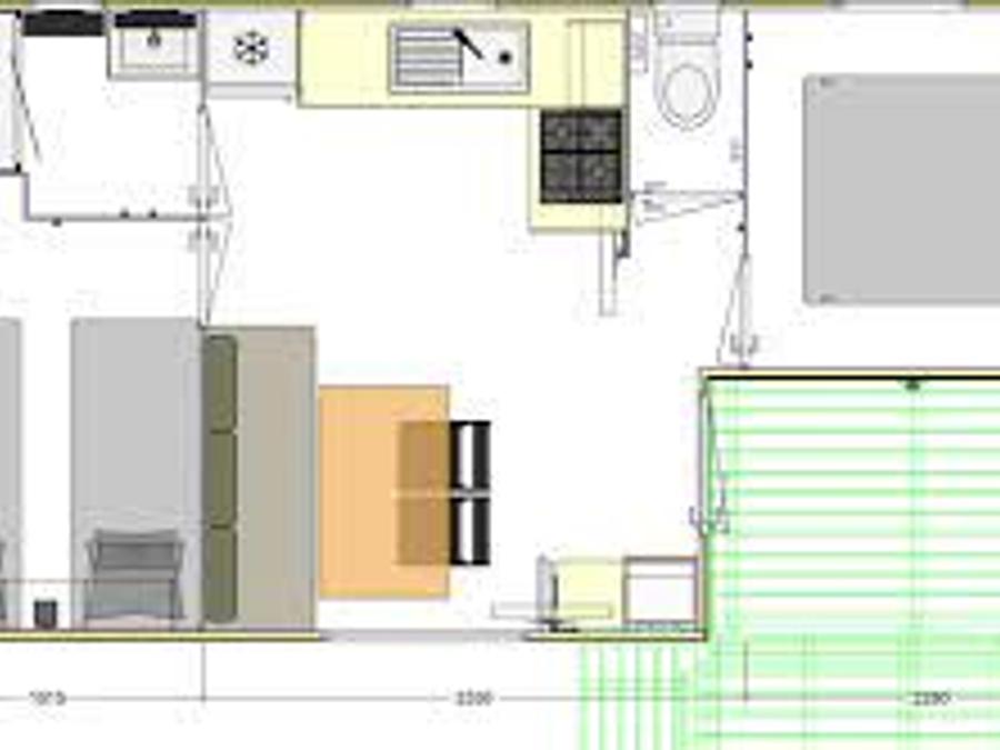 Mobilhome 5 personnes - Premium 2 chambres 4-5 personnes 6