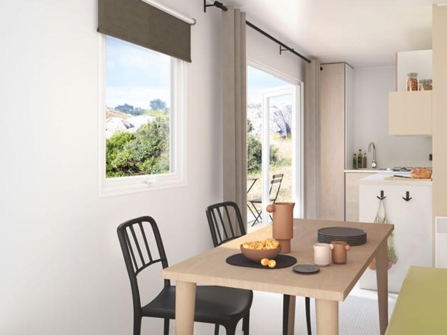 Mobilhome 2 personnes - privilège 1 chambre 2