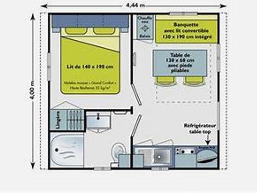 Mobilhome 2 personnes - PLAISIR 6
