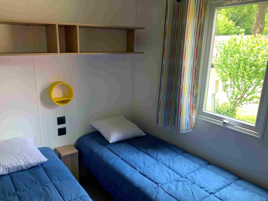 Mobilhome 4 personnes - Premium 2 chambres 32m² Terrasse couverte 12m² + LV + TV 4