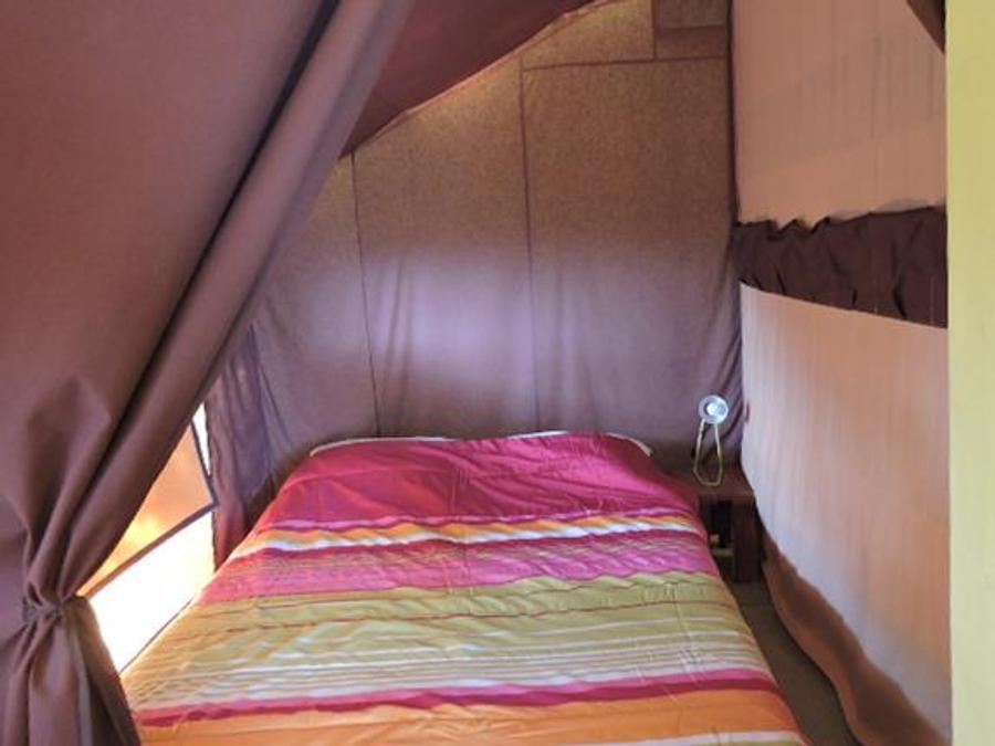 Tente en toile et en bois 4 personnes - Tente Lodge Aventure - 2 chambres 6