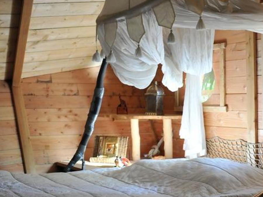Hébergement 3 personnes - Cabane dans les arbres - Pêcheur 2