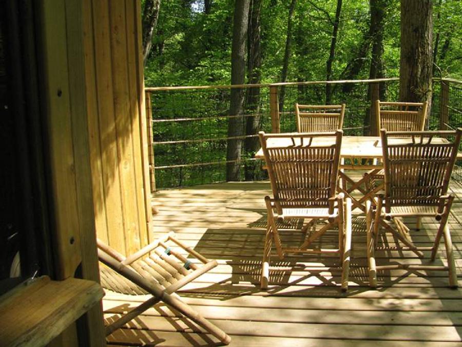 Hébergement 5 personnes - Cabane dans les arbres - Cabane des Lutins 2
