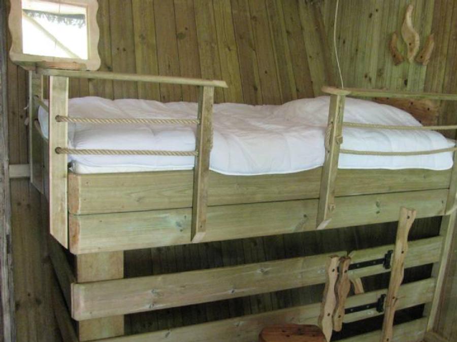 Hébergement 5 personnes - Cabane dans les arbres - Cabane des Lutins 4