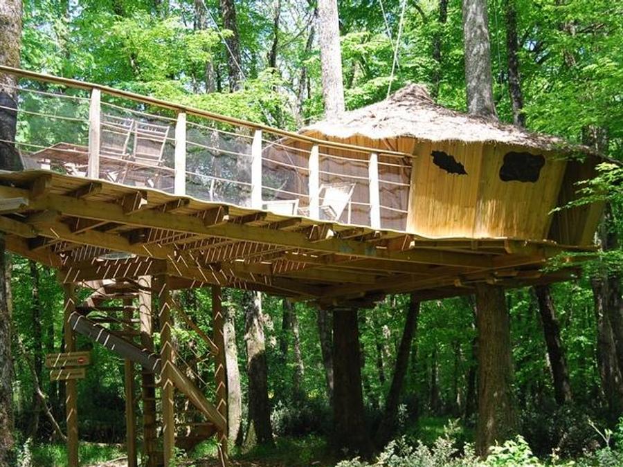 Hébergement 4 personnes - Cabane Familiale des Chimpanzés (à partir de 2 ans) 1