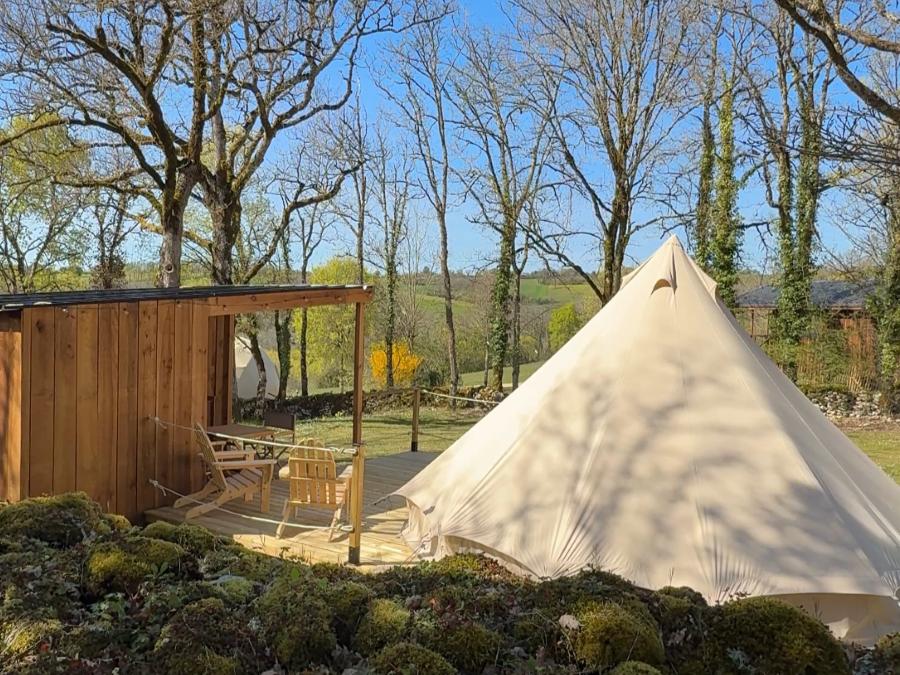 Tente 2 personnes - Tente Nomade Insolite - 1 chambre - avec cuisine et sanitaire privé 3