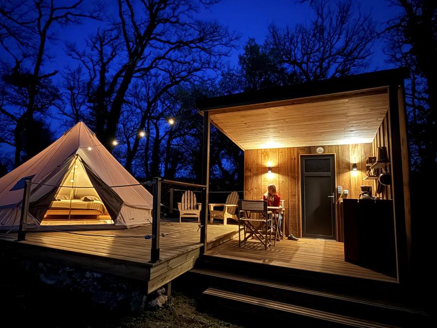 Tente 2 personnes - Tente Nomade Insolite - 1 chambre - avec cuisine et sanitaire privé 1