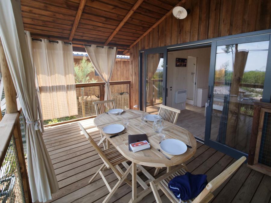 Hébergement 4 personnes - Cabane Etosha - Vue Vallée 2 Chambres 5