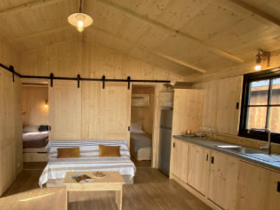Hébergement 4 personnes - Cabane Etosha - Vue Vallée 2 Chambres 4