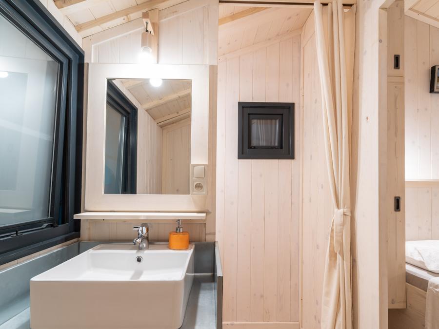 Hébergement 2 personnes - Cabane Minca Jacuzzi & Vue Vallée 1 chambre 8