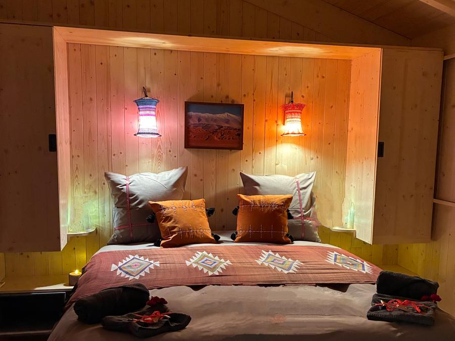 Hébergement 2 personnes - Cabane Minca Jacuzzi & Vue Vallée 1 chambre 12