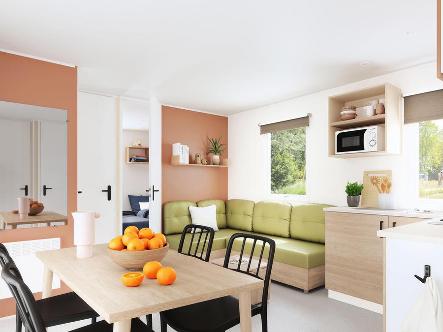 Mobilhome 6 personnes - 4 Pièces 6 Personnes + TV 0