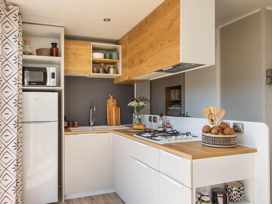 Mobilhome 6 personnes - Loisir confort 3 ch. 6 pers - 36m2 - Terrasse couverte - SAM 1