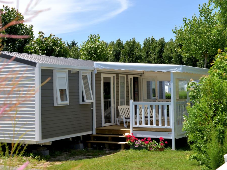 Mobilhome 6 personnes - Loisir confort 3 ch. 6 pers - 36m2 - Terrasse couverte - SAM 0