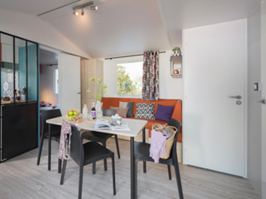 Mobilhome 4 personnes - Cottage Confort 2ch. 4pers. -30m2 - Terrasse couverte - SAM 5