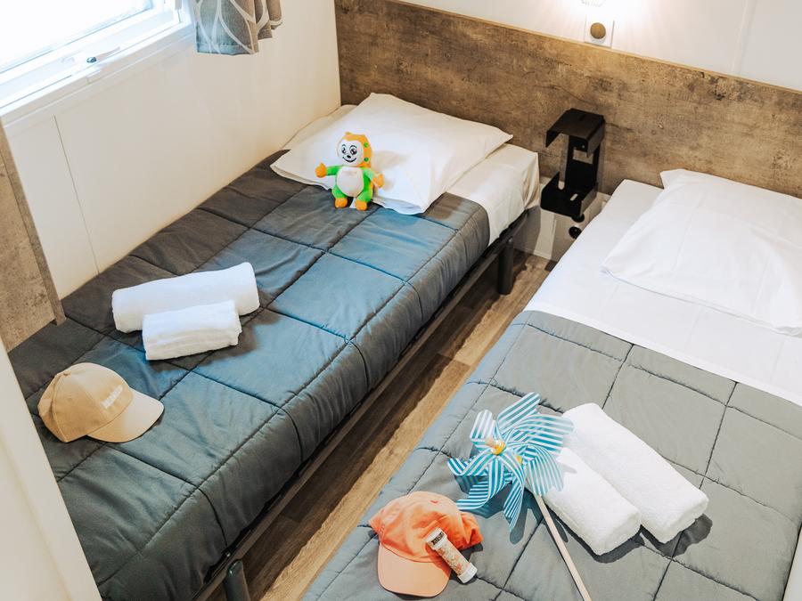 Mobilhome 8 personnes - Sunêlia Prestige 4ch. 8 pers. - 40m2 - Terrasse couverte - SAM 5