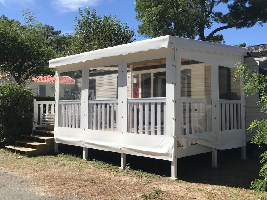 Mobilhome 8 personnes - Sunêlia Prestige 4ch. 8 pers. - 40m2 - Terrasse couverte - SAM 0