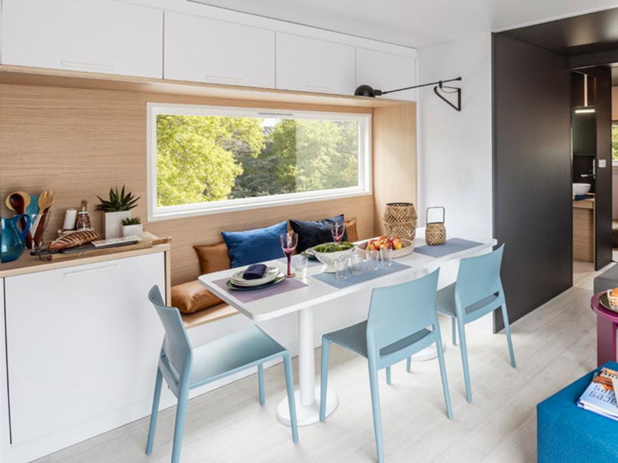 Mobilhome 6 personnes - Sunêlia Luxe Taos Spa 3ch 6p - 40m2 - Pergola exotique 2
