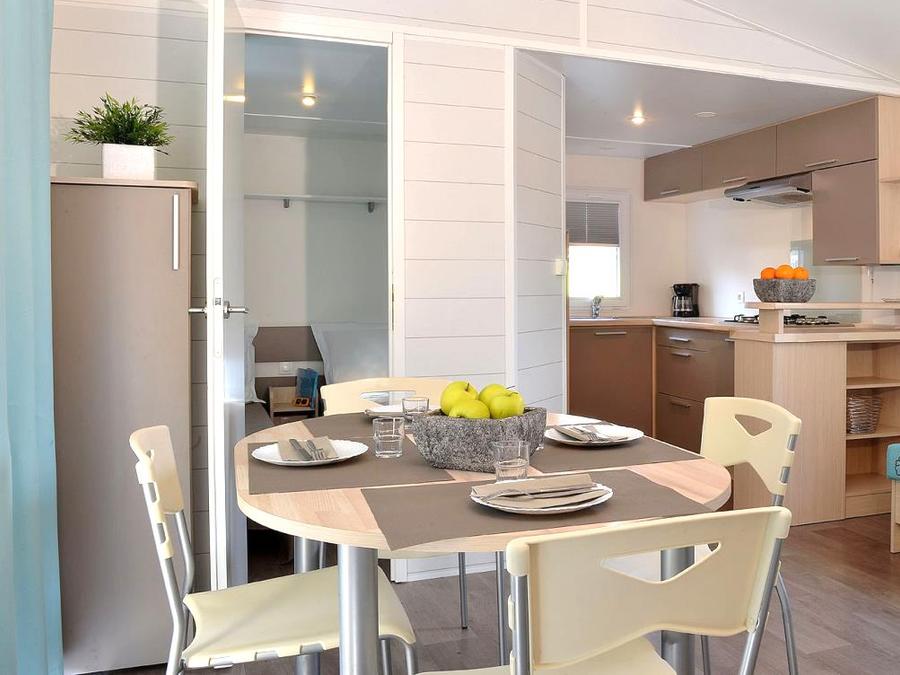 Mobilhome 4 personnes - COTTAGE CONFORT 2ch / 4p - 30m² - Terrasse couverte - DIM 1