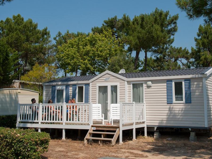 Mobilhome 6 personnes - COTTAGE CONFORT 3ch / 6p - 35m² - Terrasse parasol - DIM 0