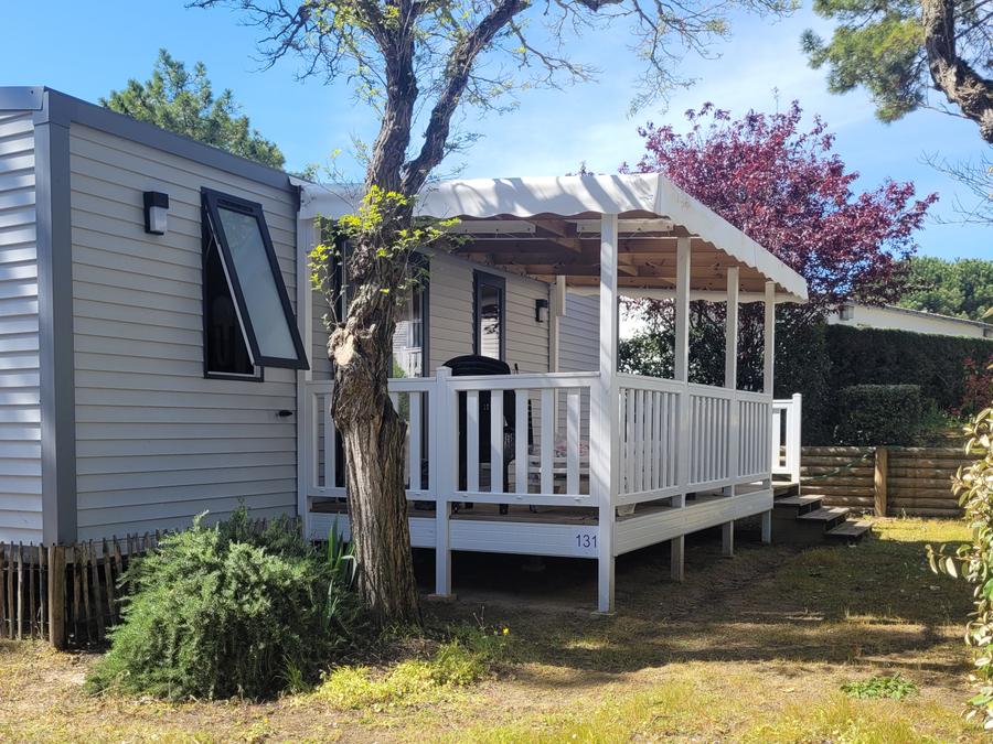 Mobilhome 6 personnes - COTTAGE CONFORT 3ch / 6p - 35m² - Terrasse couverte - DIM 0