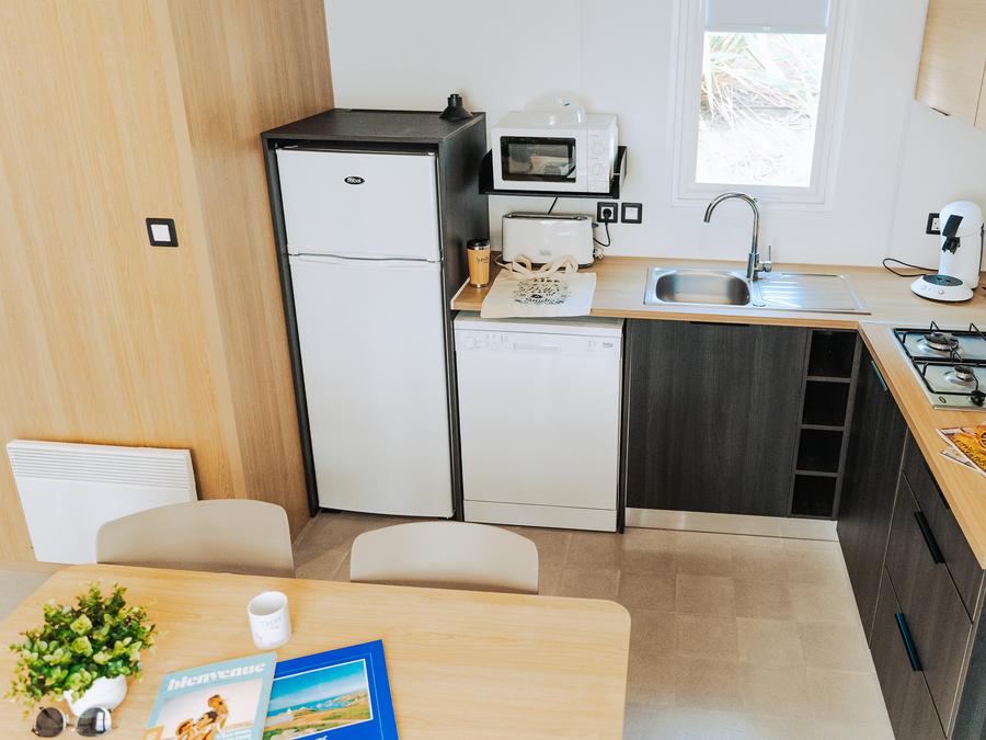 Bungalow 4 personnes - SUNELIA PRESTIGE 2ch / 4p - 34m² - Terrasse couverte- DIM 2