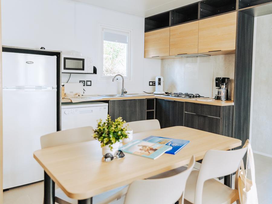 Bungalow 4 personnes - SUNELIA PRESTIGE 2ch / 4p - 34m² - Terrasse couverte- DIM 1