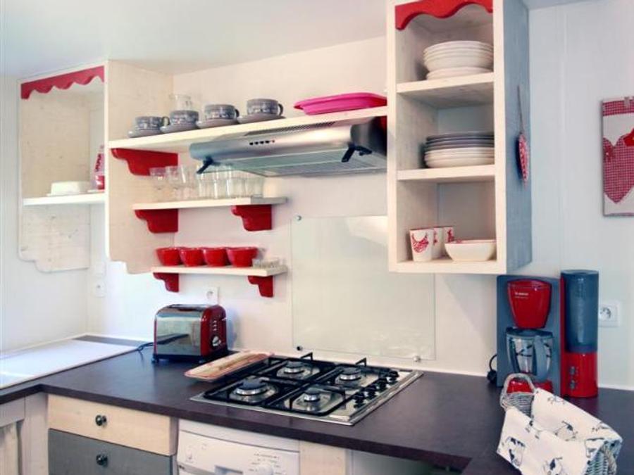 Mobilhome 5 personnes - Cabane du Jura 35 m² - climatisé 5 pers 6