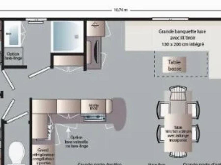 Mobilhome 7 personnes - Family XL 40 m² - climatisé 6/7 pers 5