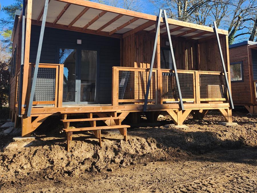 Chalet 4 personnes - Chalet Cannelle 26m² - climatisé 4 pers 0